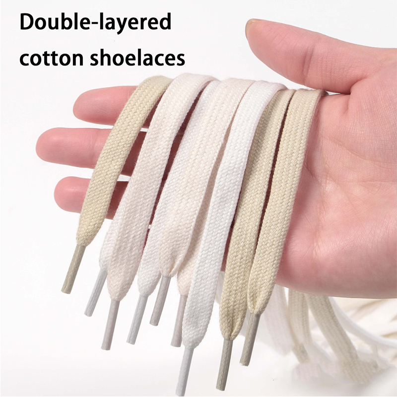 Lace Replacement Flat - Platte katoenen veters, duurzame dubbelzijdige vervangende