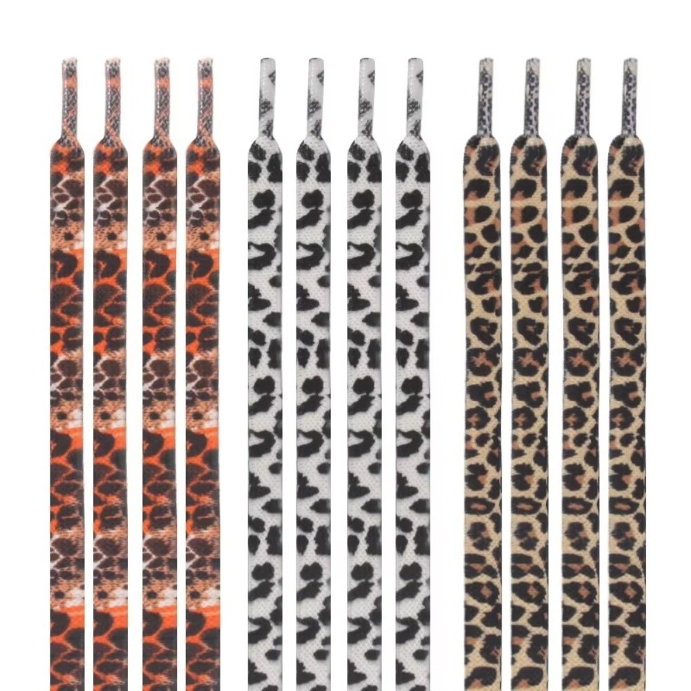 Lace Replacement Flat - 1 Paar 120 Cm Mode Luipaard