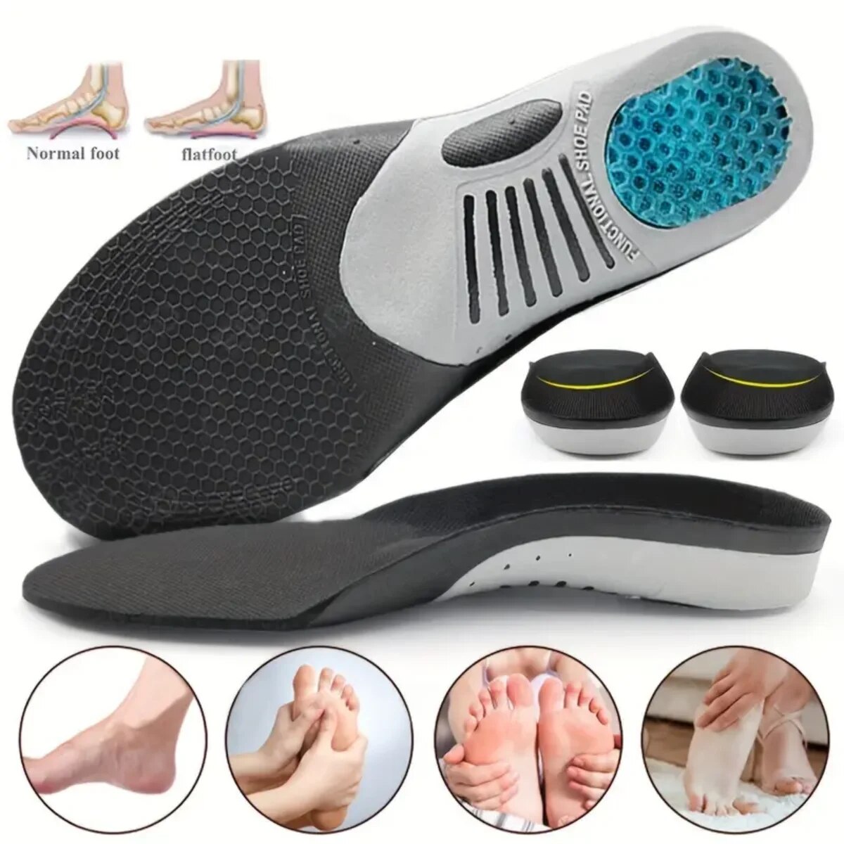 Care For Sneaker - 1 Paar Orthopedische Inlegzolen Orthesen Platte